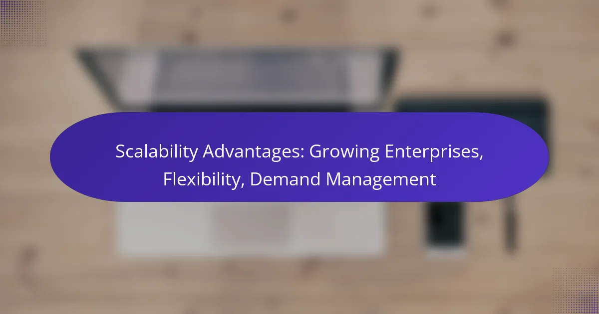Scalability Advantages: Growing Enterprises, Flexibility, Demand Management